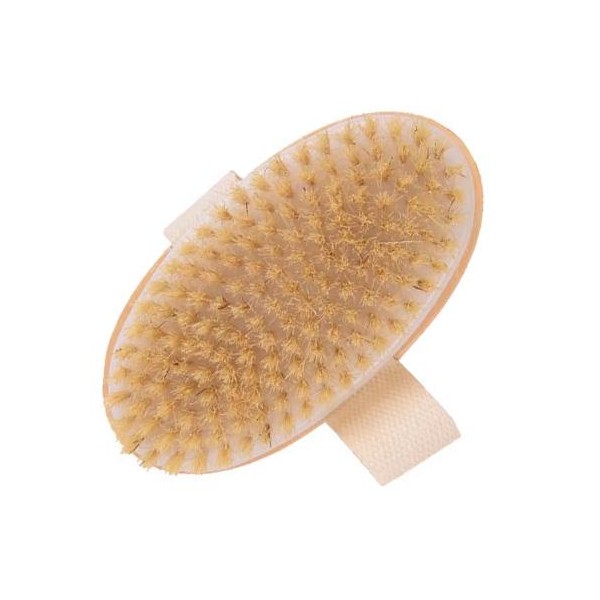 Cepillo exfoliante de madera con cerdas naturales amarama