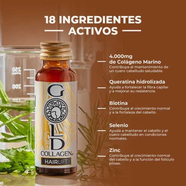Gold Collagen HAIRLIFT | Crecimiento y Densidad Capilar
