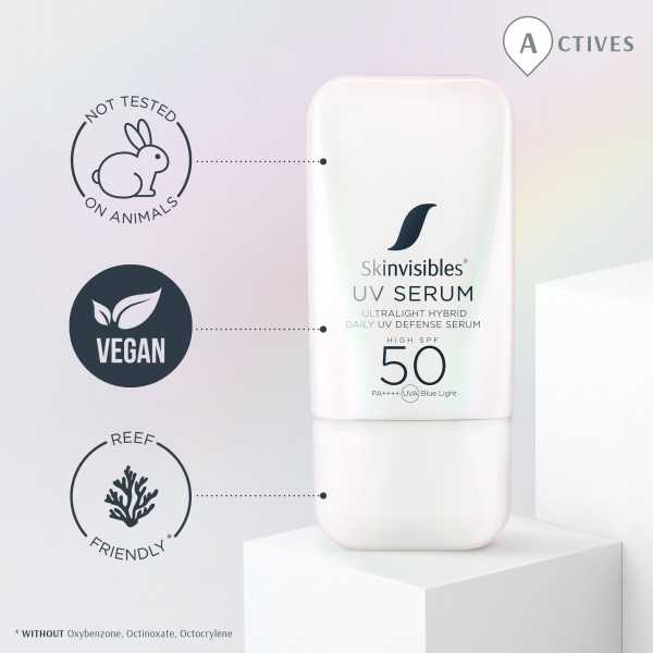 UV Serum SPF50 Skinvisibles | Sérum Híbrido de Protección Solar