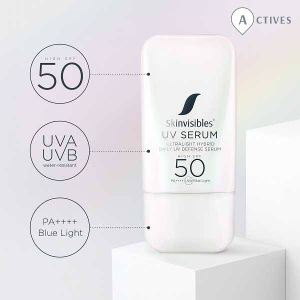 UV Serum SPF50 Skinvisibles | Sérum Híbrido de Protección Solar