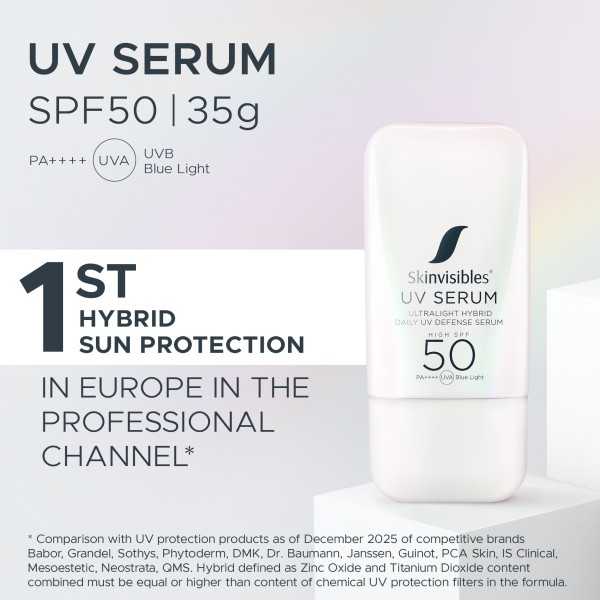 UV Serum SPF50 Skinvisibles | Sérum Híbrido de Protección Solar