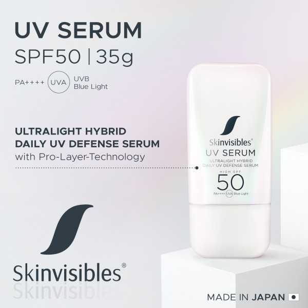 UV Serum SPF50 Skinvisibles | Sérum Híbrido de Protección Solar